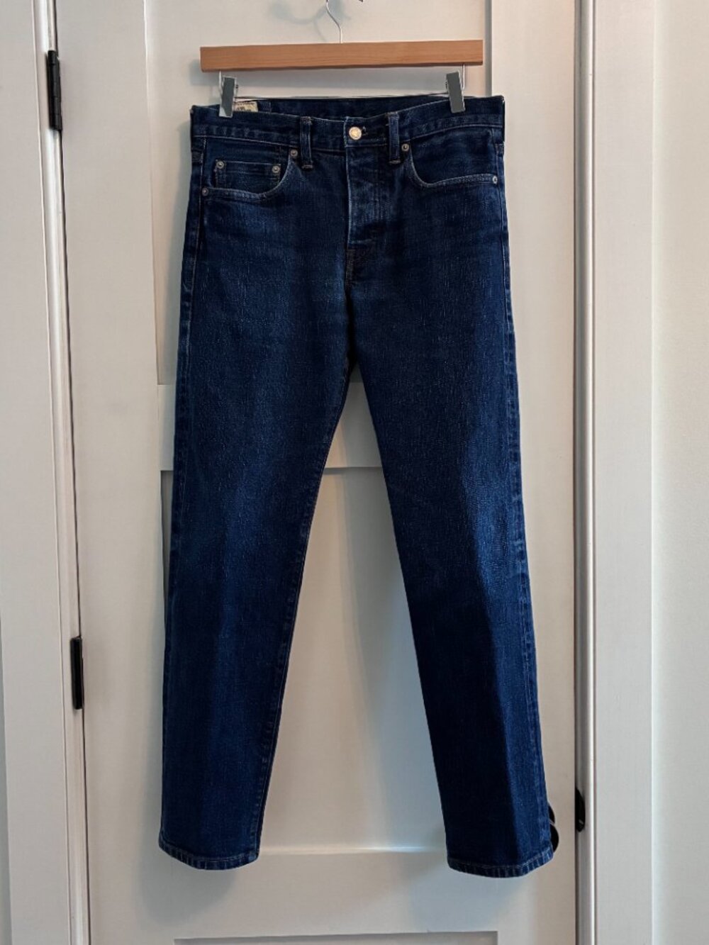 J. Crew 29x29 Selvedge Denim Jeans 770 Straight Leg